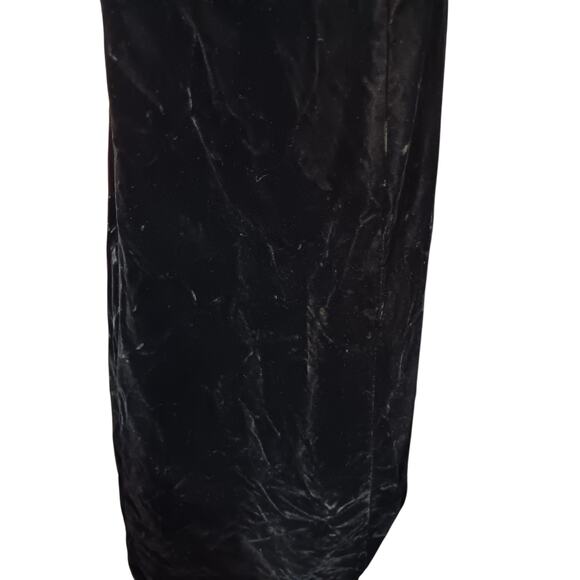 NEW Y2K SCOTT MCCLINTOCK Dress Crushed Velvet READ Small Formal Prom Vintage 00s - Picture 14 of 16